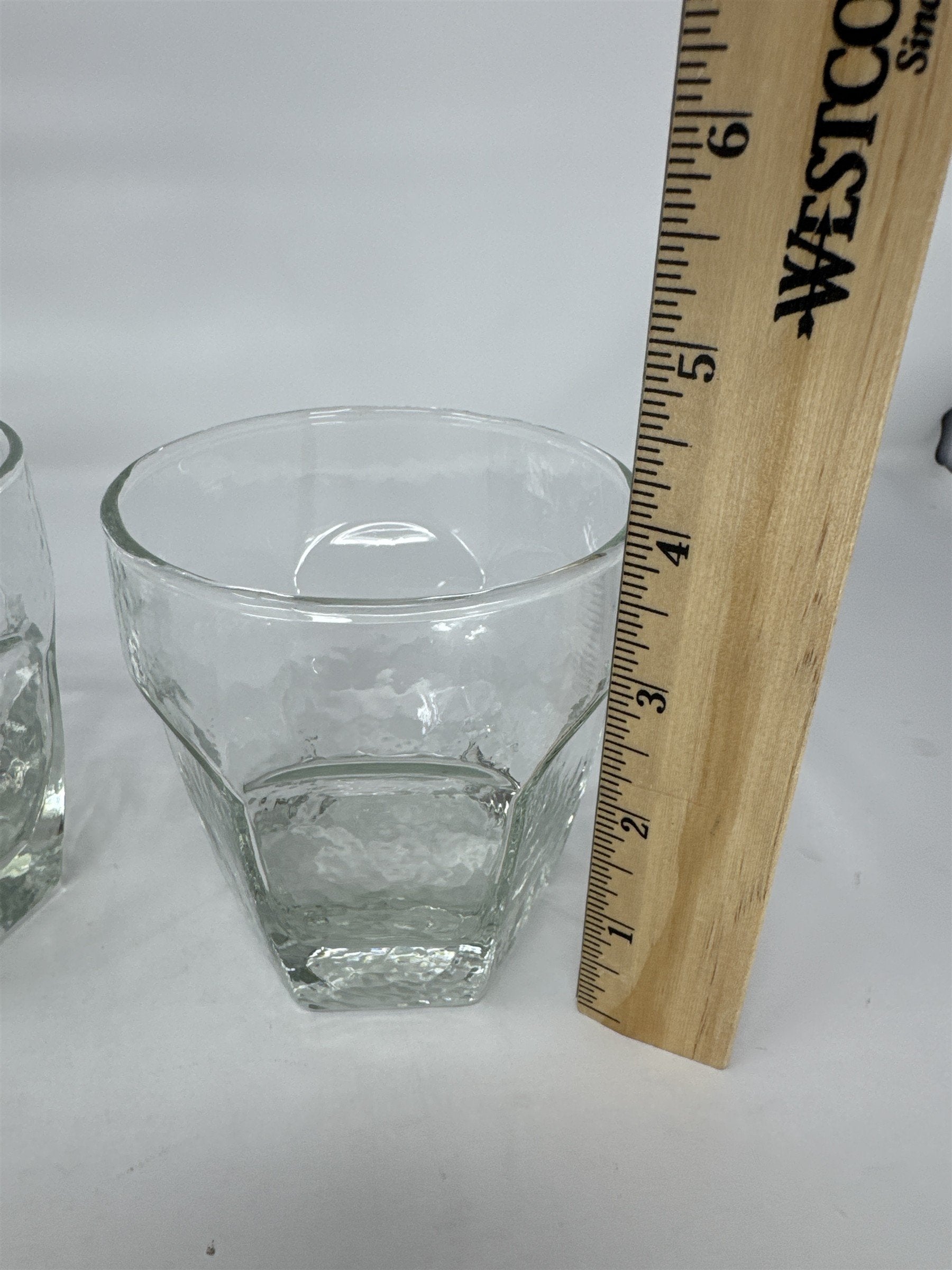Vtg Libbey Chivalry 10 oz Rocks Glasses Set of 4 Textured Old Fashioned Lowball
