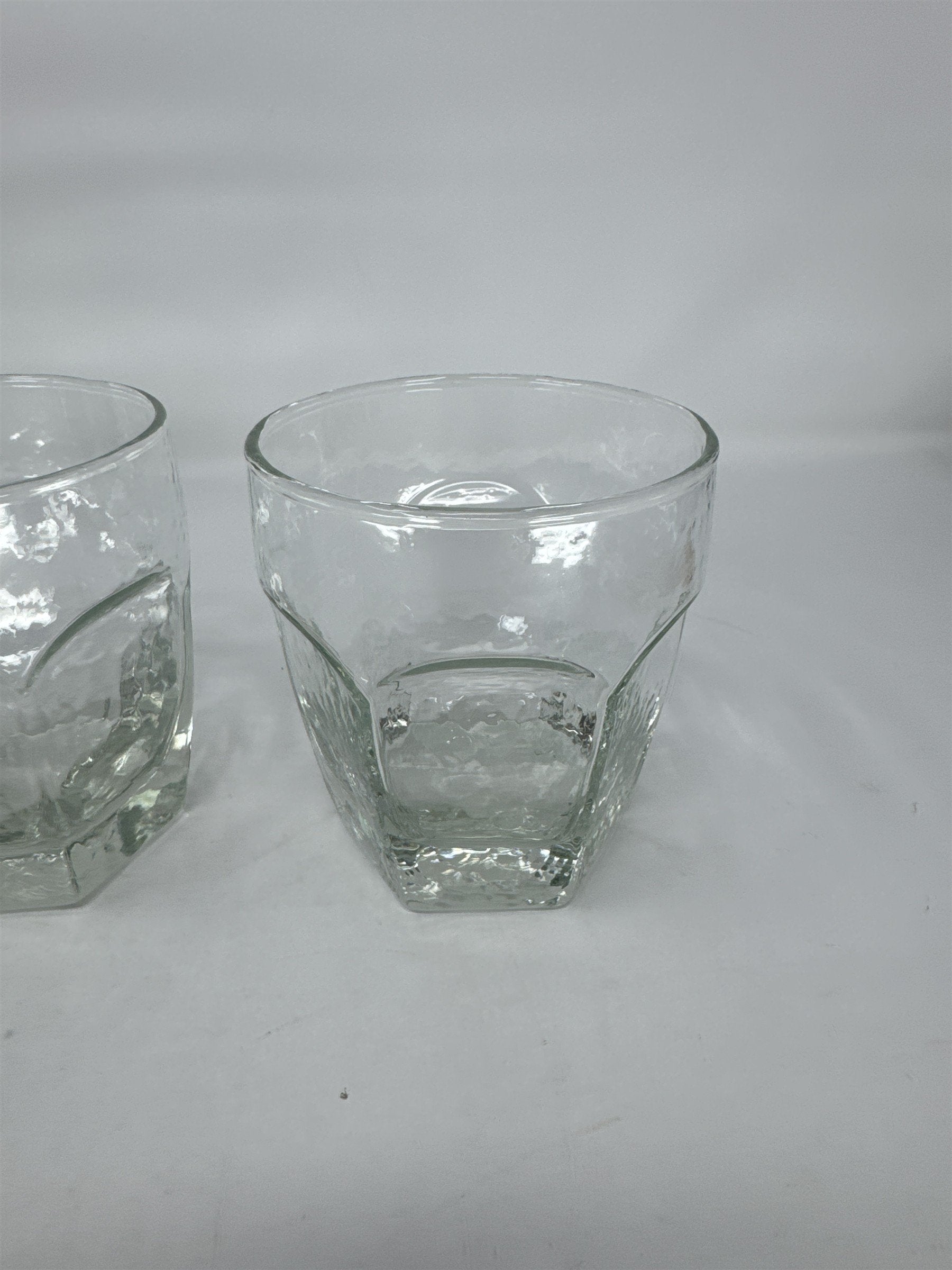 Vtg Libbey Chivalry 10 oz Rocks Glasses Set of 4 Textured Old Fashioned Lowball