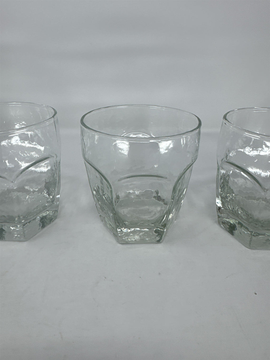 Vtg Libbey Chivalry 10 oz Rocks Glasses Set of 4 Textured Old Fashioned Lowball