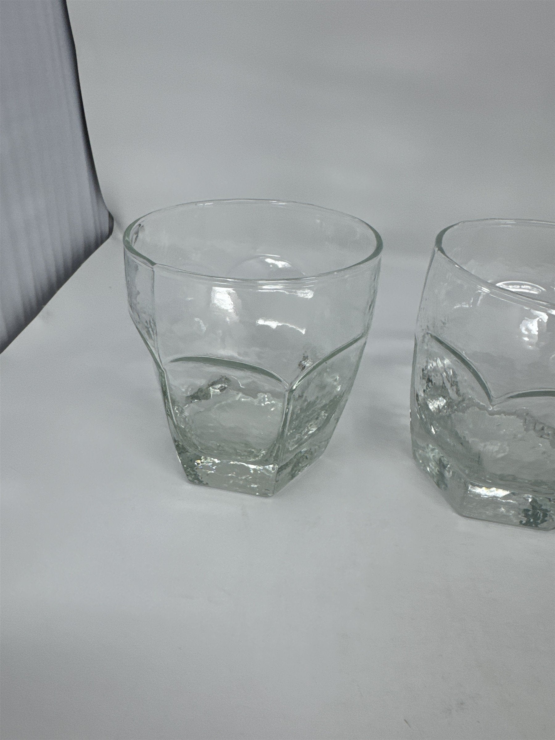 Vtg Libbey Chivalry 10 oz Rocks Glasses Set of 4 Textured Old Fashioned Lowball