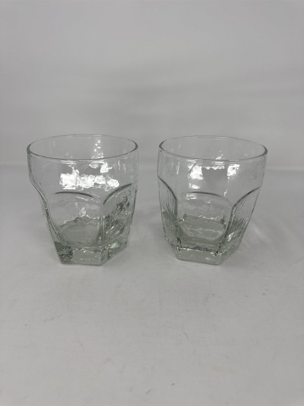 Set of 2 Vtg Libbey Chivalry 10 oz Rocks Glasses Textured Old Fashioned Lowball