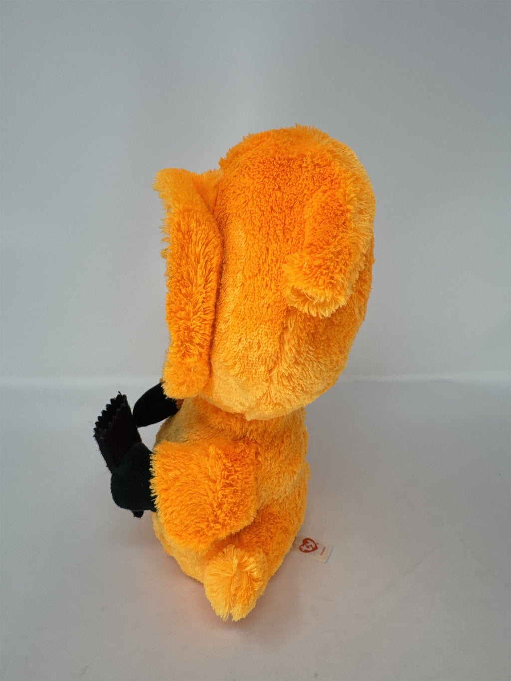 Ty Beanie Ballz Grinner Pumpkin Ghost Plush Halloween Weighted Retired