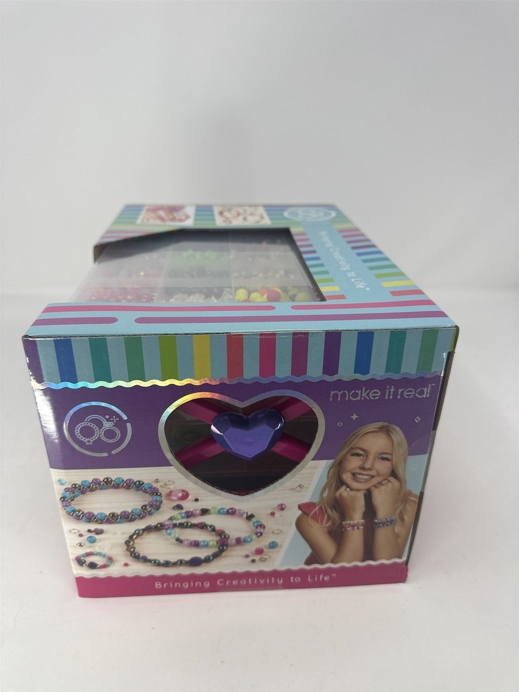 Make It Real Ultimate Bead Studio Kit 2600 Beads Storage Tray Jewelry Making New
