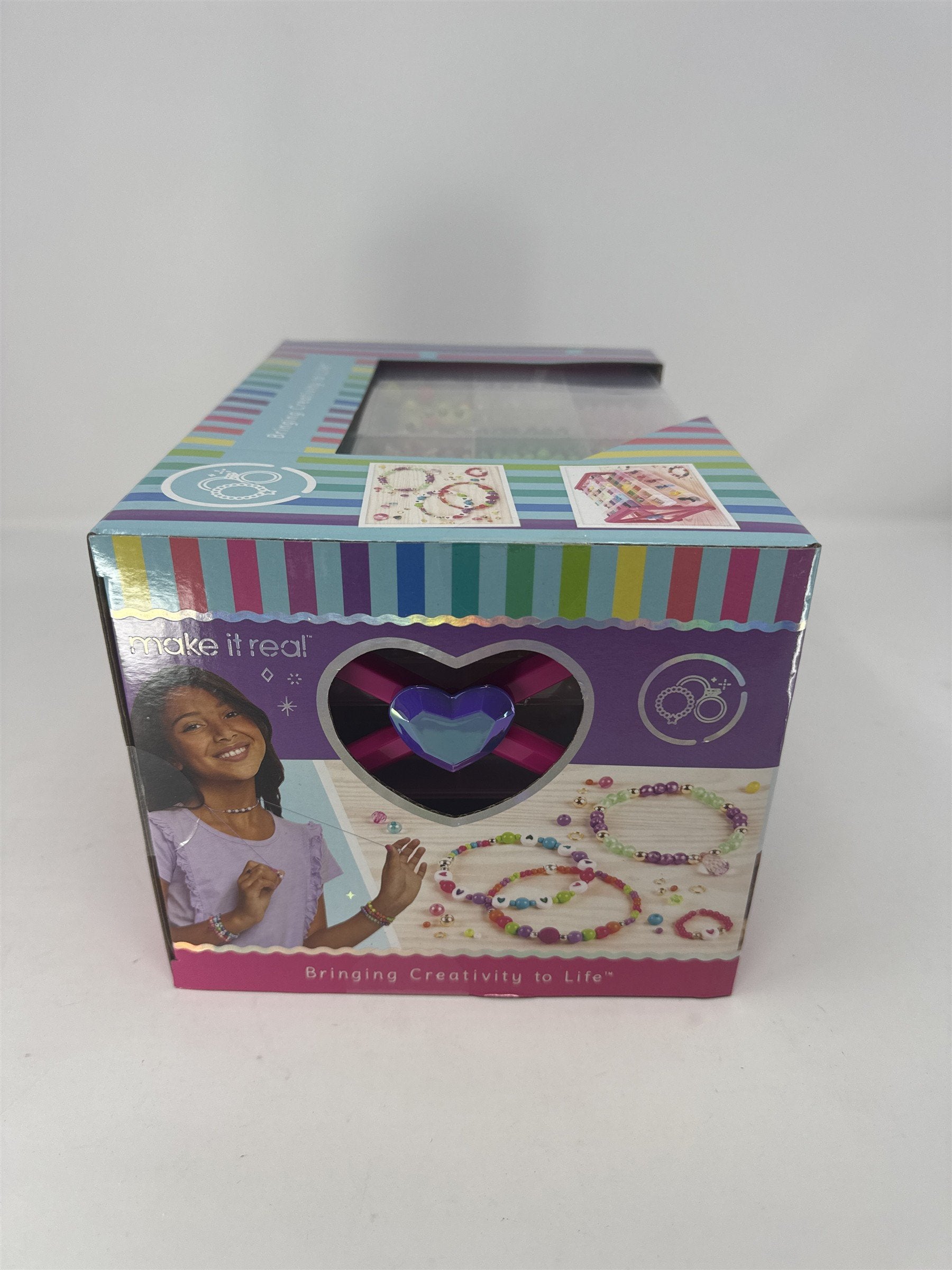 Make It Real Ultimate Bead Studio Kit 2600 Beads Storage Tray Jewelry Making New