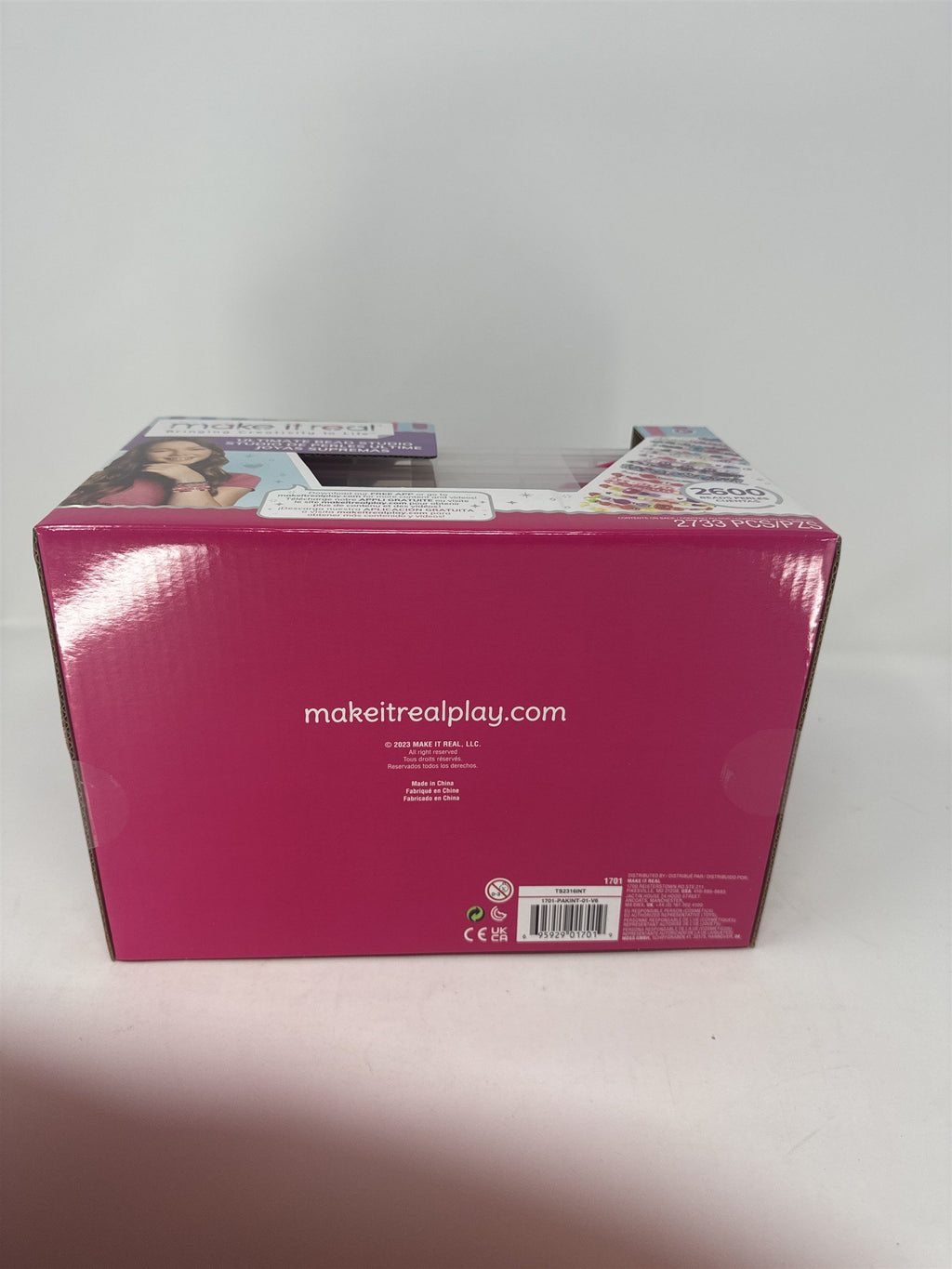 Make It Real Ultimate Bead Studio Kit 2600 Beads Storage Tray Jewelry Making New
