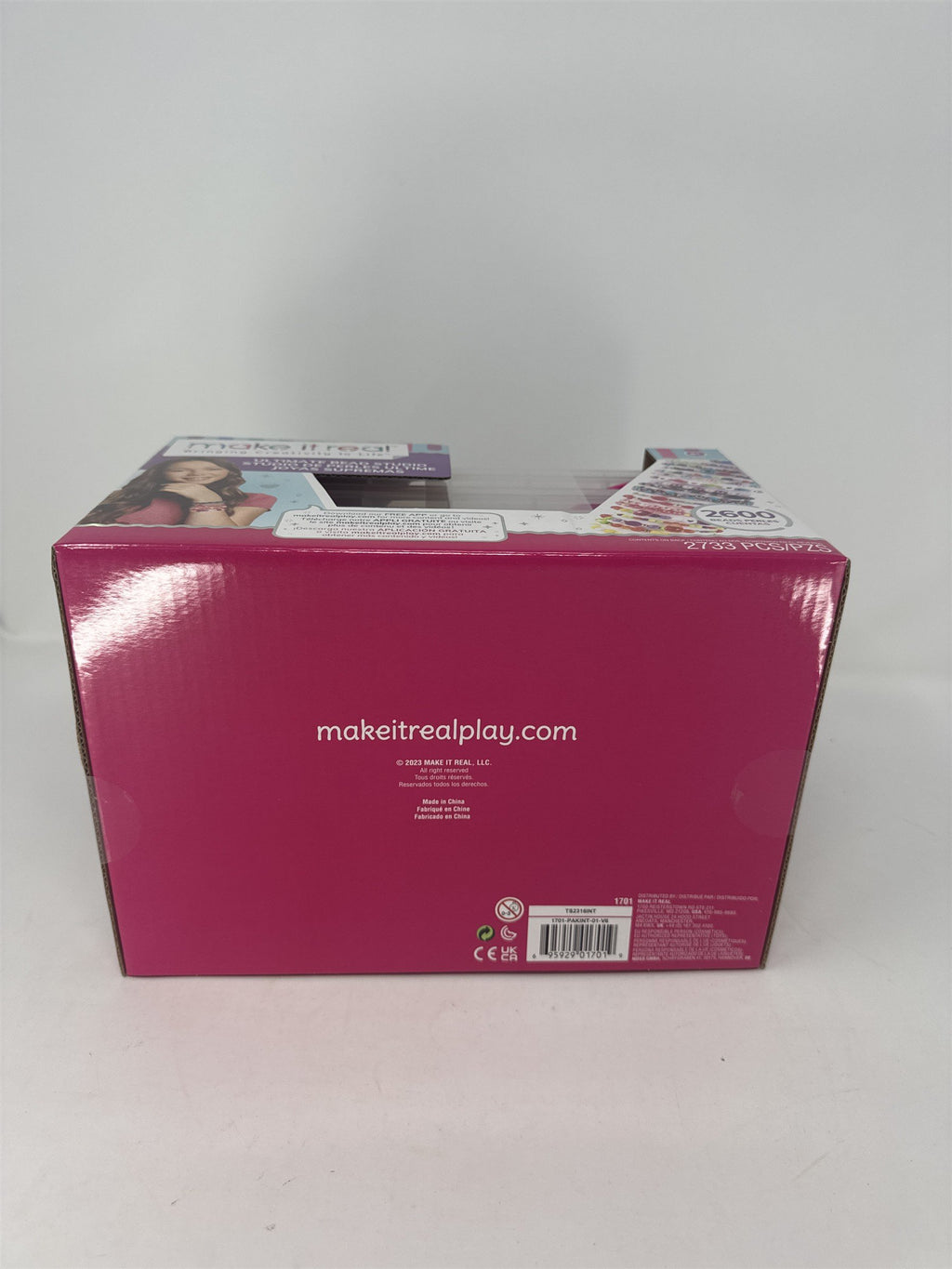 Make It Real Ultimate Bead Studio Kit 2600 Beads Storage Tray Jewelry Making New