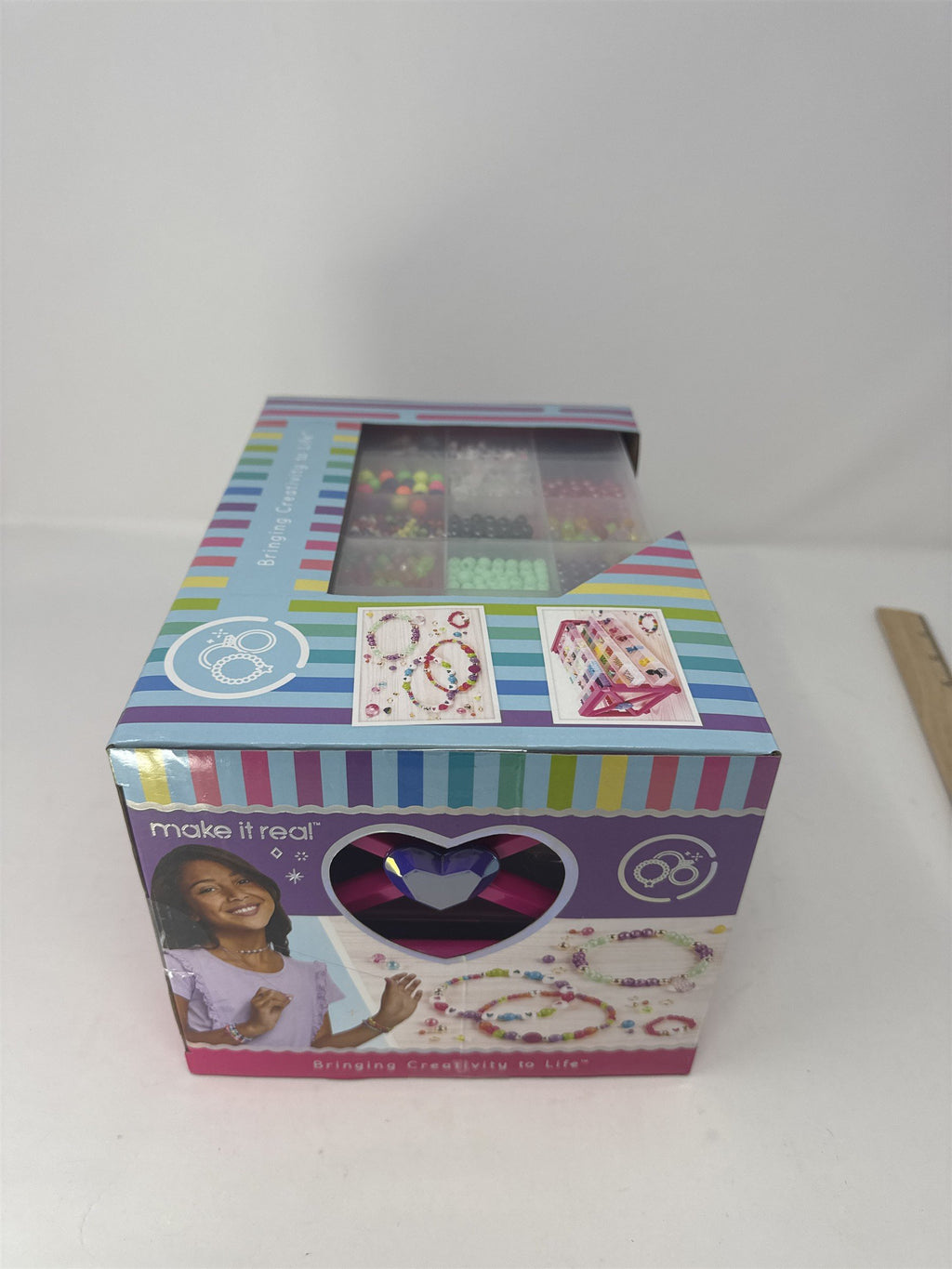 Make It Real Ultimate Bead Studio Kit 2600 Beads Storage Tray Jewelry Making New