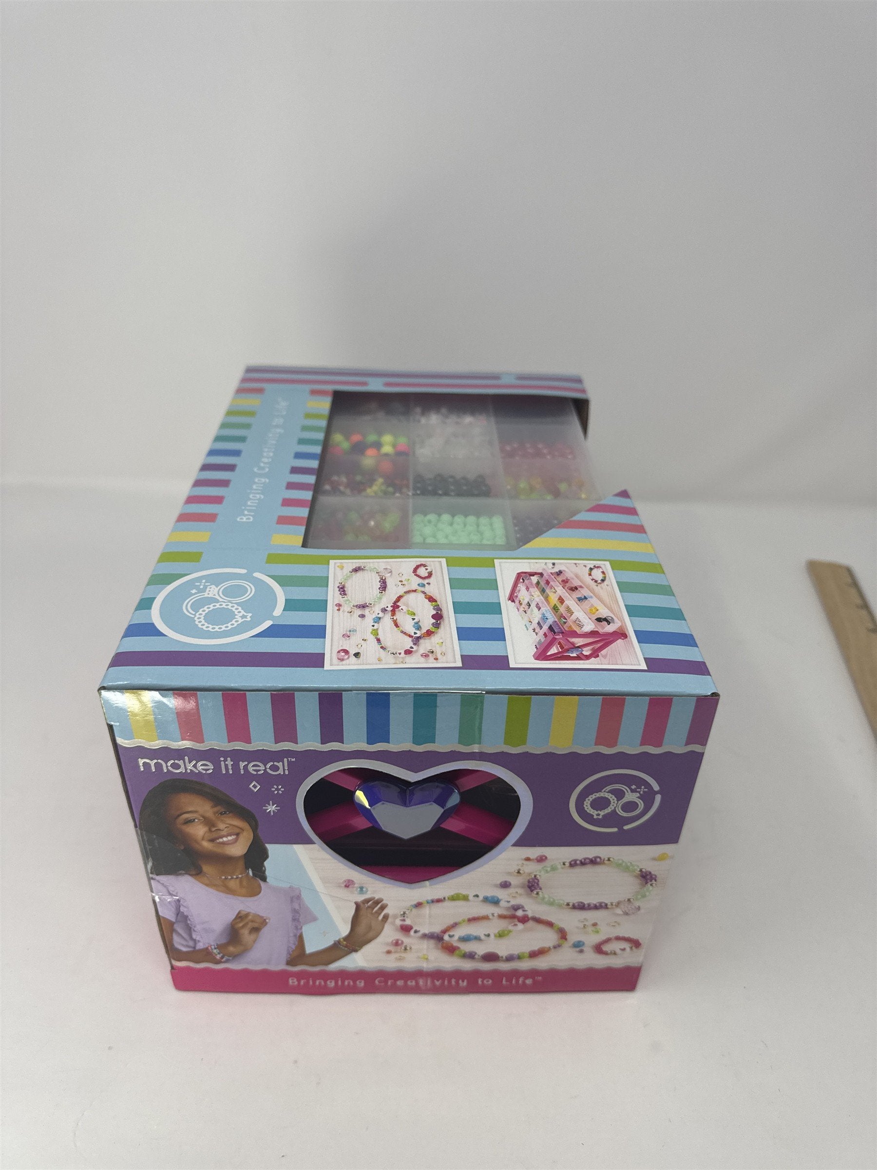 Make It Real Ultimate Bead Studio Kit 2600 Beads Storage Tray Jewelry Making New
