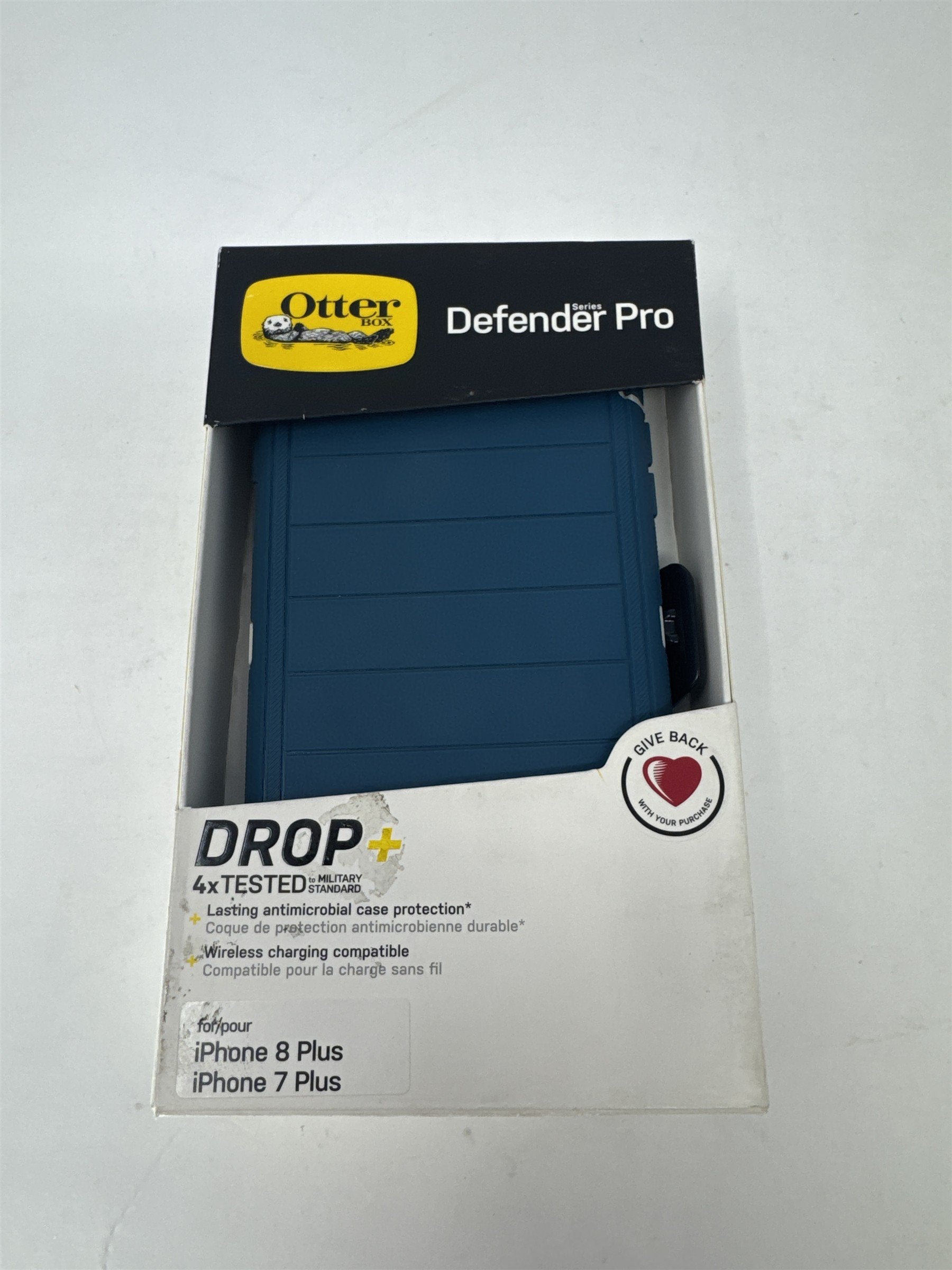OtterBox Defender Pro iPhone 8 Plus / 7 Plus Case Blue Rugged Holster Belt Clip