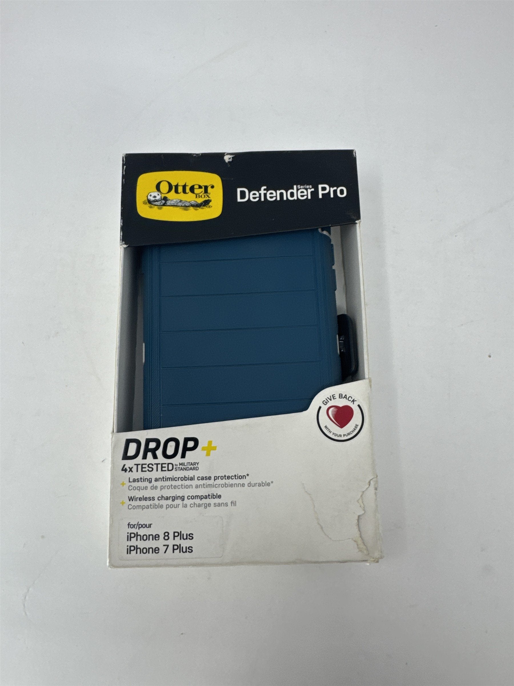OtterBox Defender Pro iPhone 8 Plus / 7 Plus Rugged Holster Belt Clip Case Blue