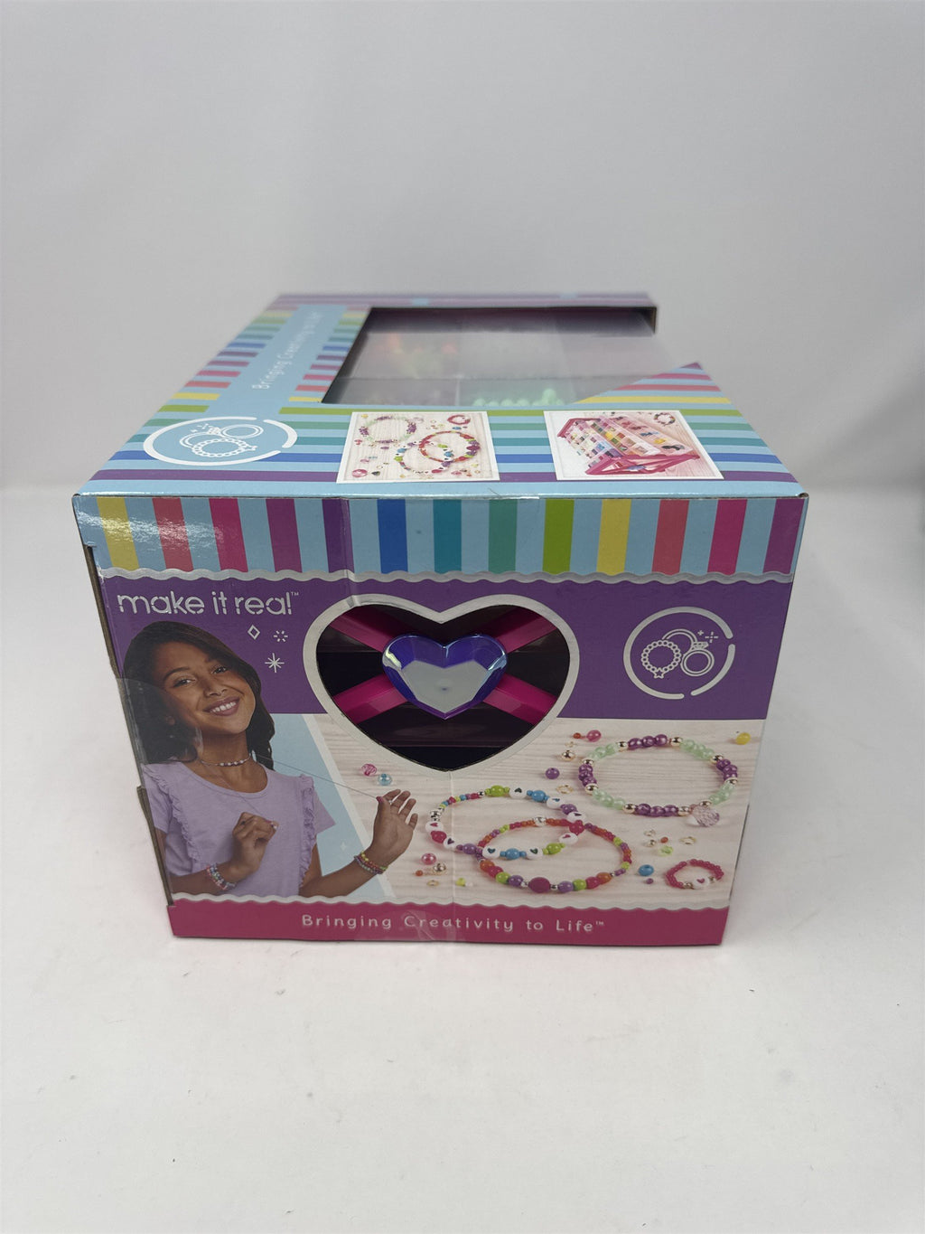 Make It Real Ultimate Bead Studio Kit 2600 Beads Storage Tray Jewelry Making