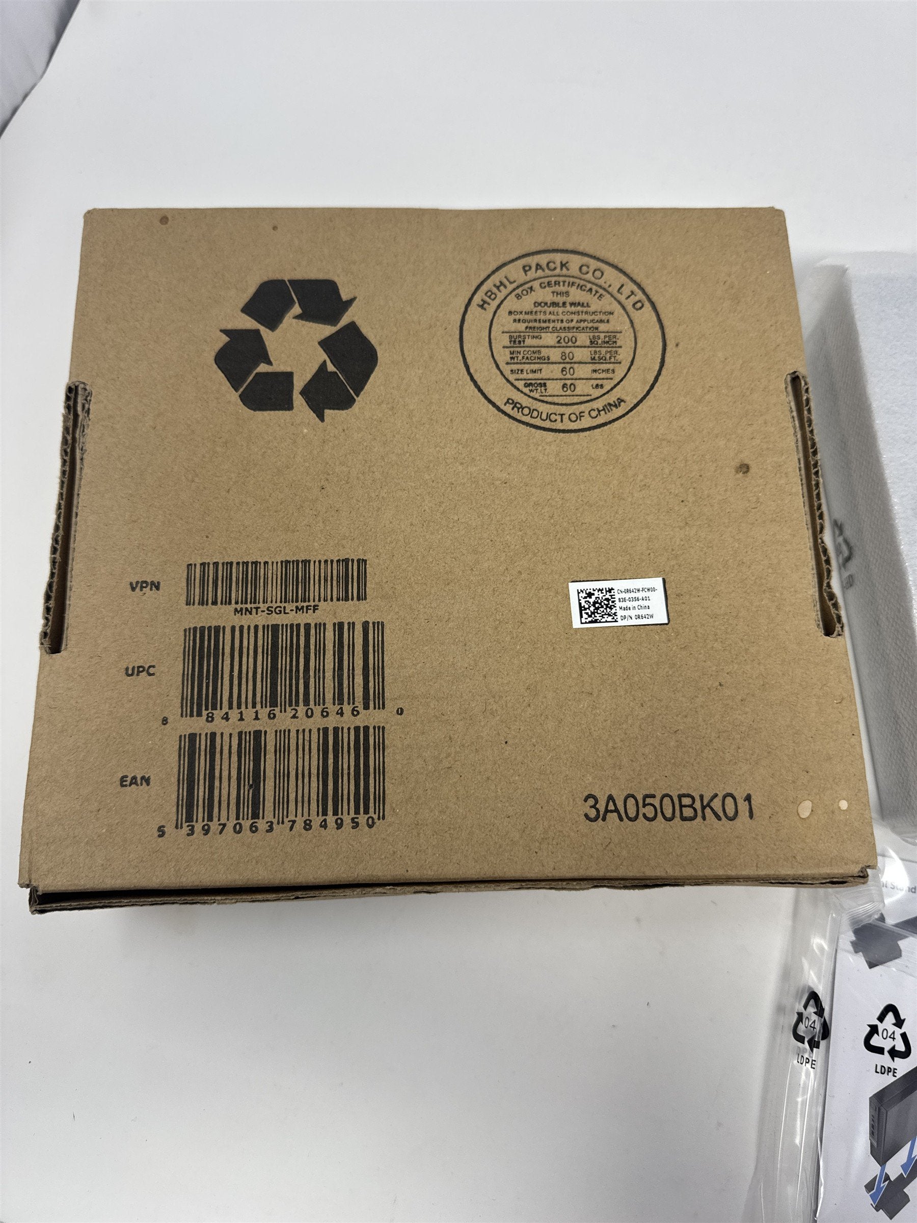 OEM Dell OptiPlex Micro VESA Mount Bracket 0R642W MNT-SGL-MFF Vertical Mount Kit