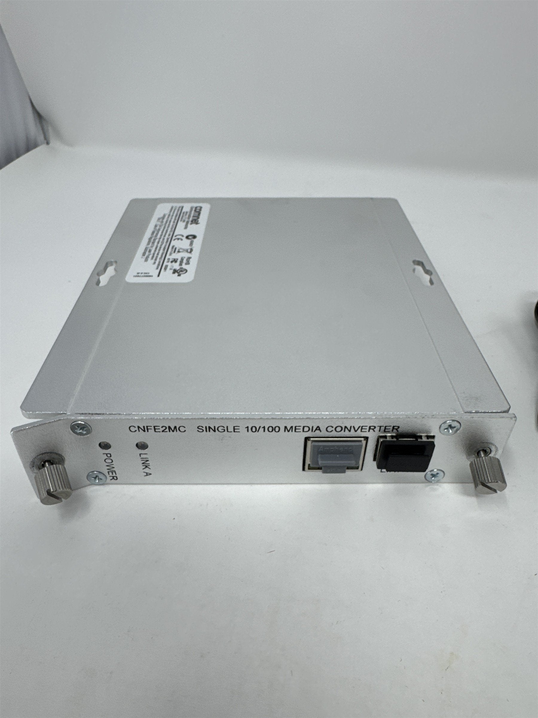 Comnet CNFE2MC Ethernet Fiber Optic Media Converter Single 10/100 *Bent Ear*