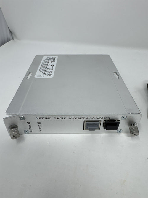 Comnet CNFE2MC Ethernet Fiber Optic Media Converter Single 10/100 *Bent Ear*