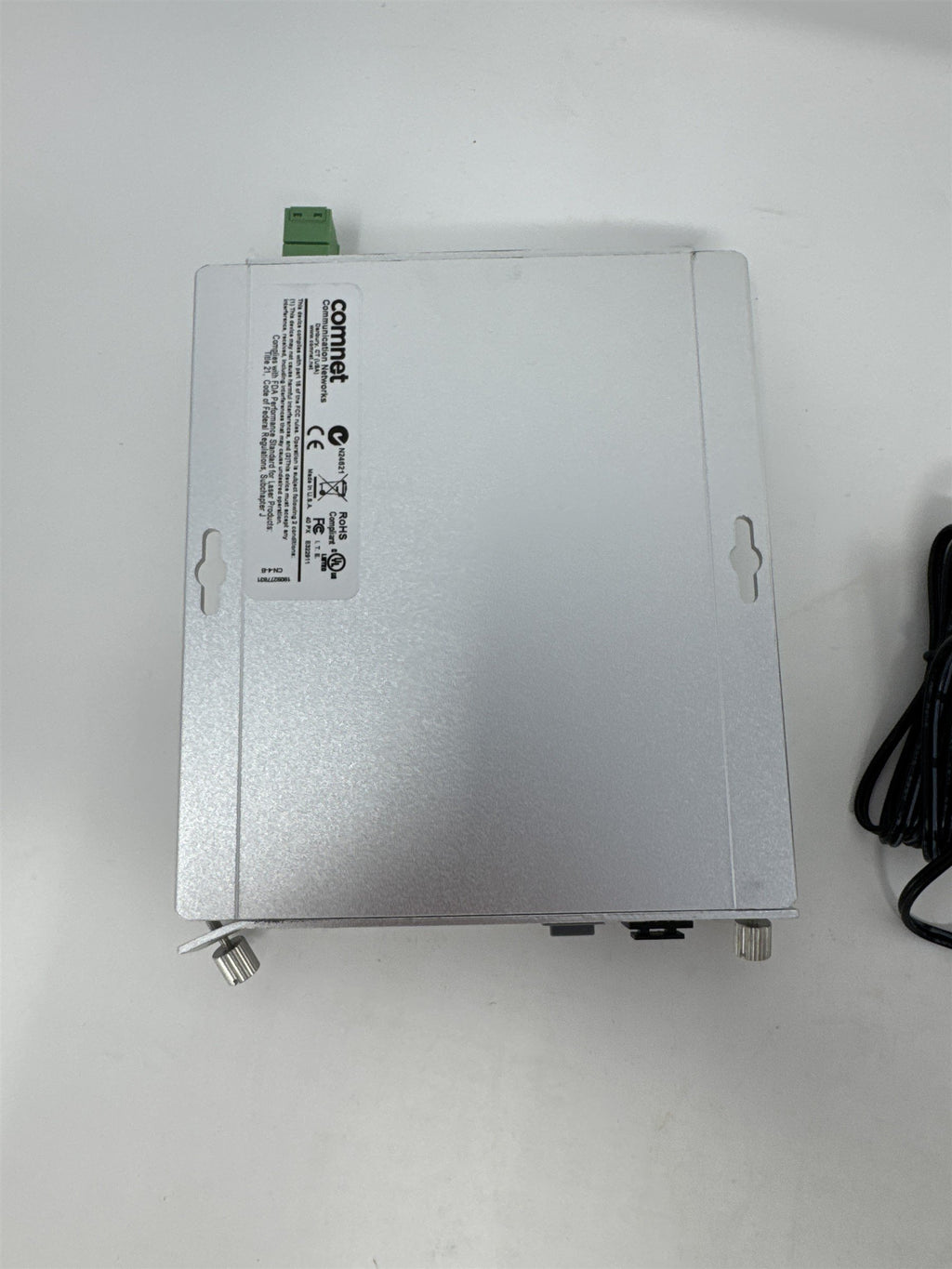 Comnet CNFE2MC Ethernet Fiber Optic Media Converter Single 10/100 *Bent Ear*