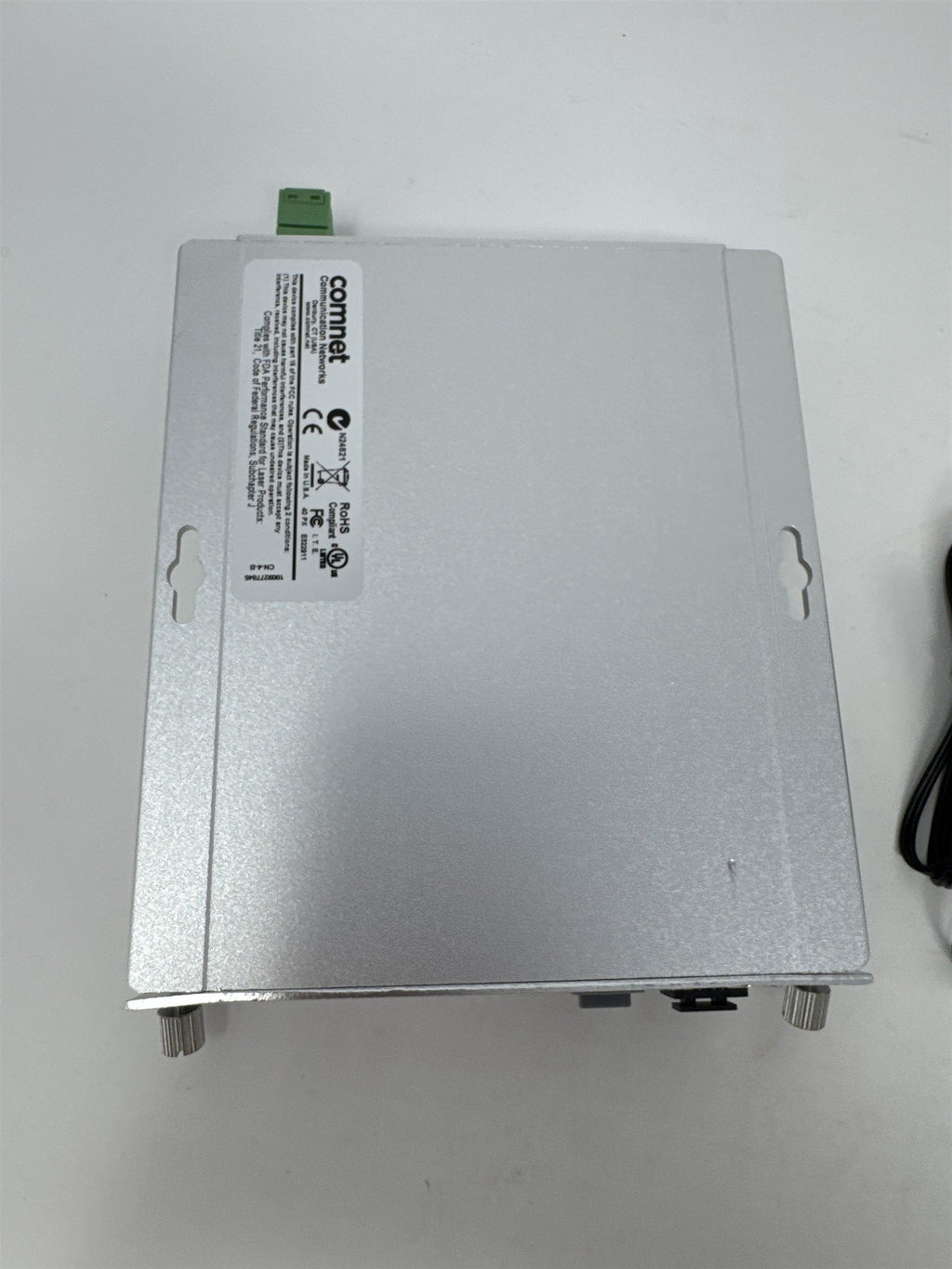 Comnet CNFE2MC Ethernet Fiber Optic Media Converter Single 10/100 *Has Bent Ear*