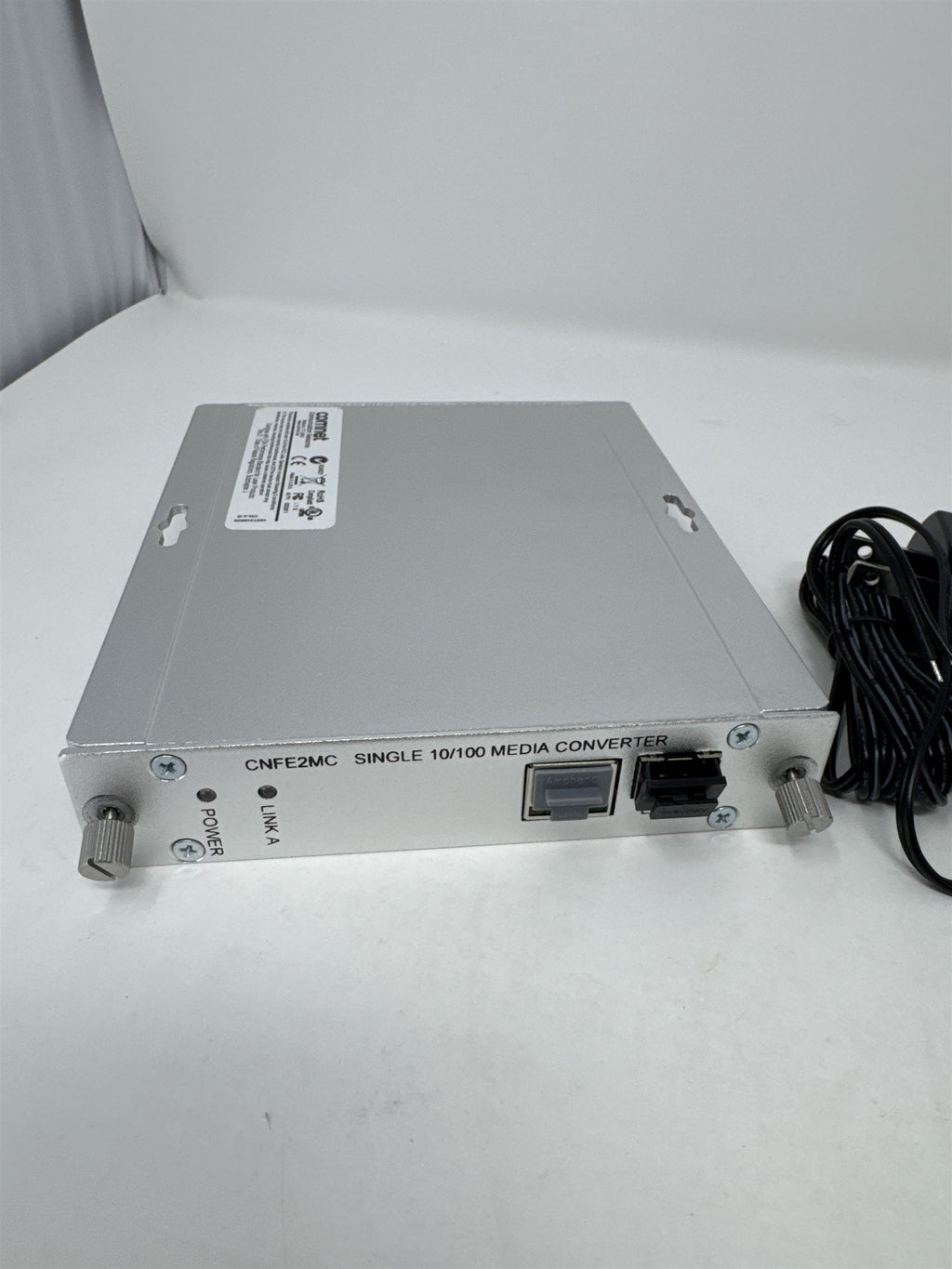 Comnet CNFE2MC Ethernet Fiber Optic Media Converter Single 10/100 /w Power