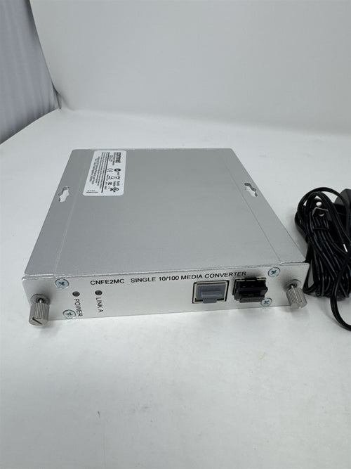 Comnet CNFE2MC Ethernet Fiber Optic Media Converter Single 10/100 /w Power