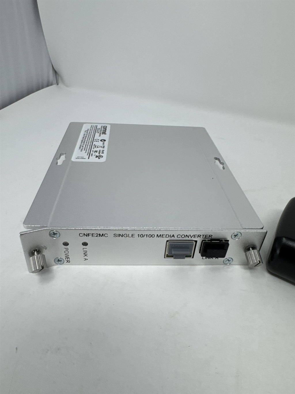 Comnet CNFE2MC Ethernet Fiber Optic Media Converter Single 10/100 *Mount Bent*