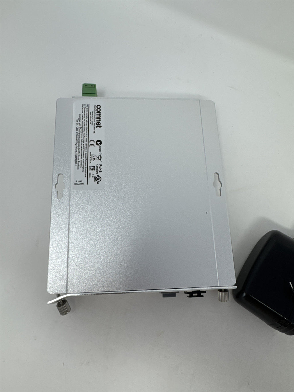 Comnet CNFE2MC Ethernet Fiber Optic Media Converter Single 10/100 *Mount Bent*