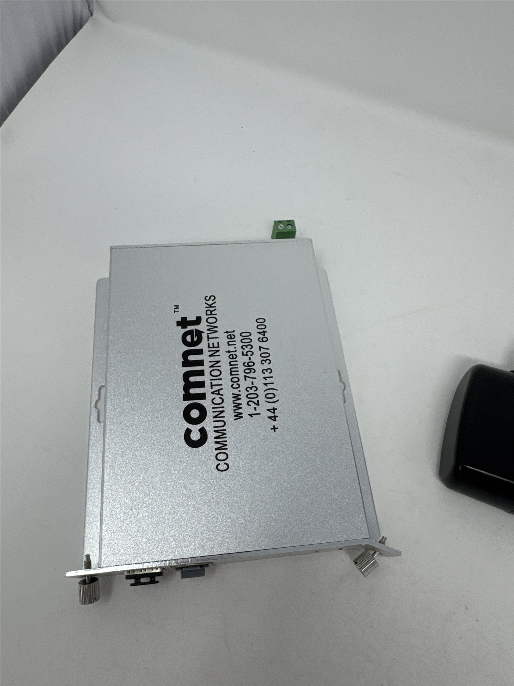 Comnet CNFE2MC Ethernet Fiber Optic Media Converter Single 10/100 *Mount Bent*