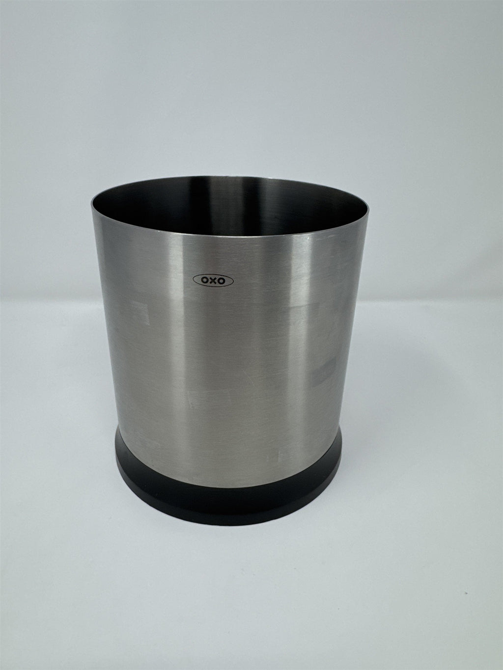 OXO Good Grips Utensil Holder Brushed Stainless Steel Rotating Kitchen Crock