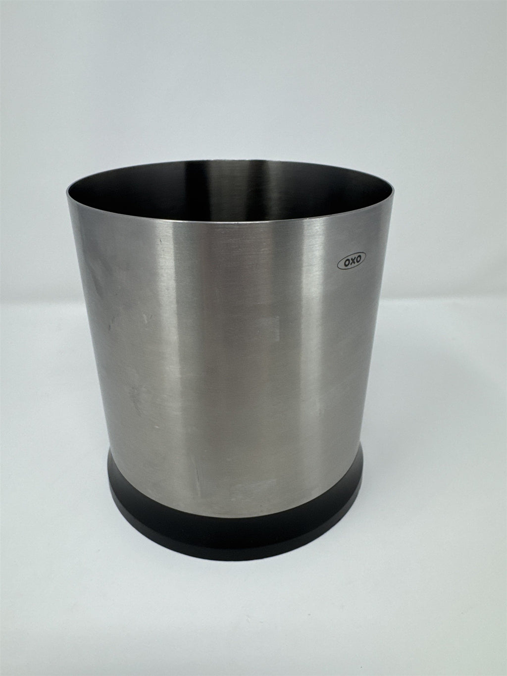 OXO Good Grips Utensil Holder Brushed Stainless Steel Rotating Kitchen Crock