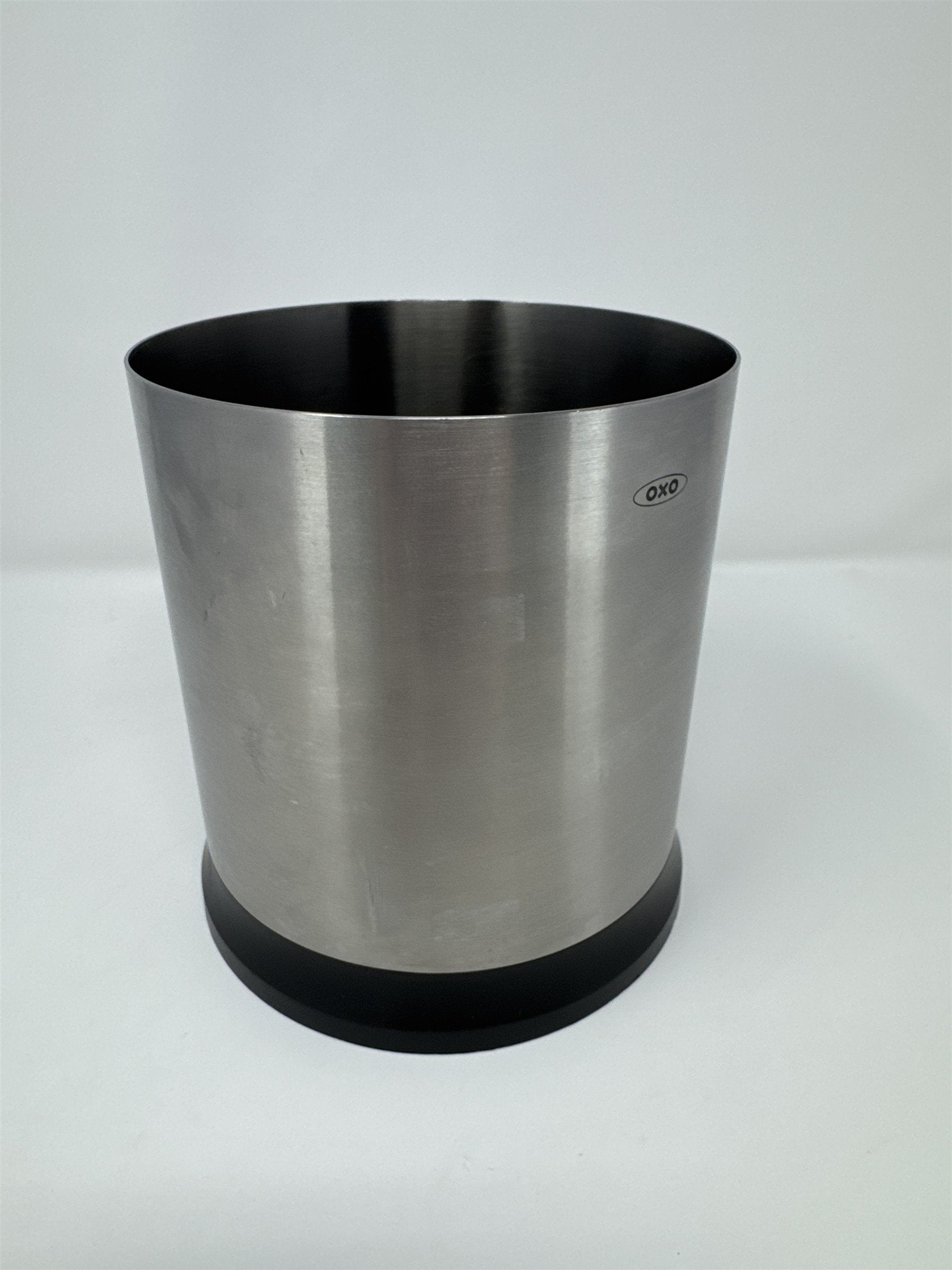 OXO Good Grips Utensil Holder Brushed Stainless Steel Rotating Kitchen Crock
