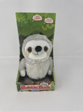 Babble Budz Sloth Mimicking Talk Back Animatronic Plush Toy Gray