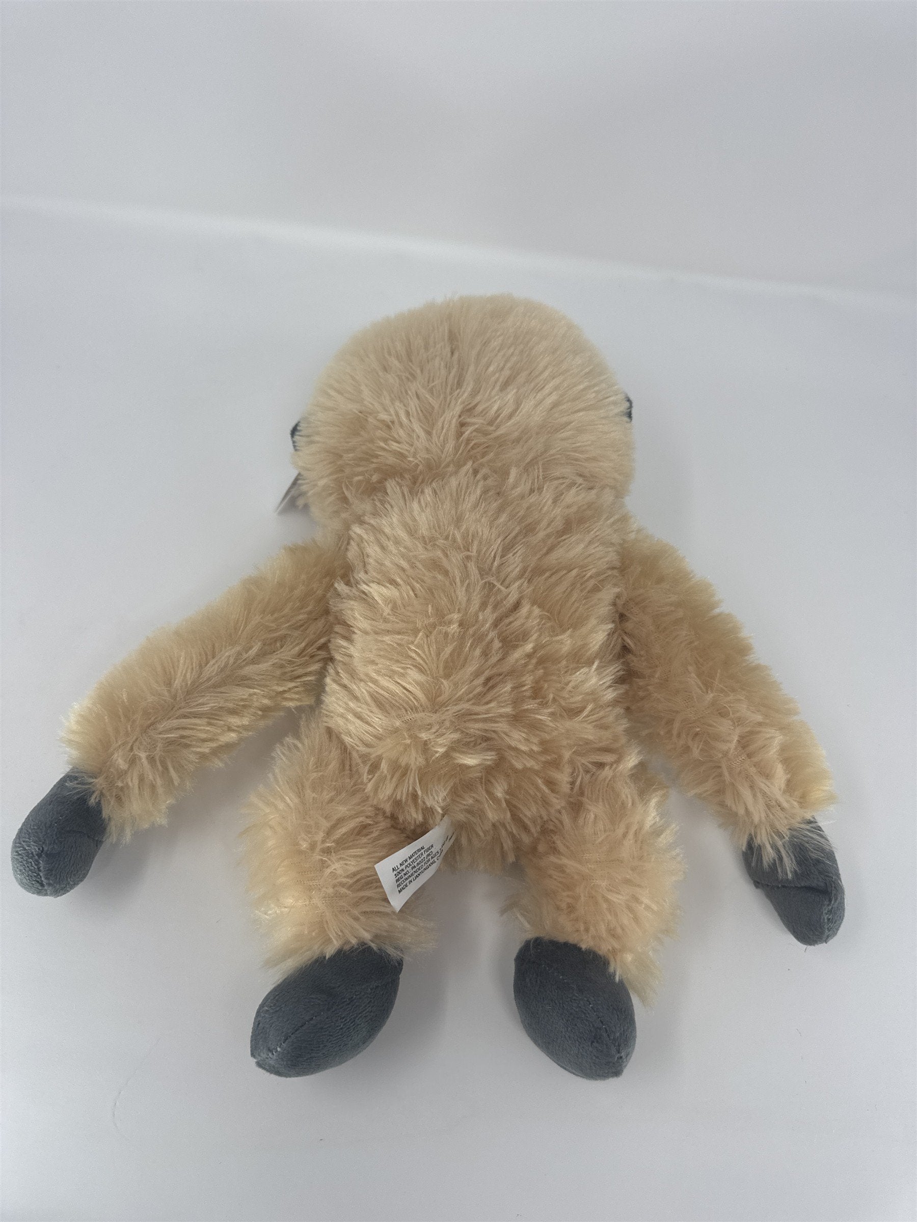 Goffa International Brown Tan Monkey Plush Stuffed Animal Sitting Soft Toy 11”