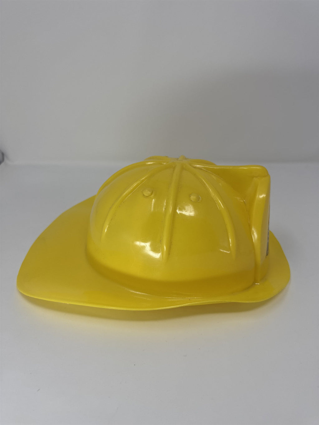 Vtg City Force Hero Toy Hardhat Yellow Plastic Rescue Team Emergency Fireman Hat