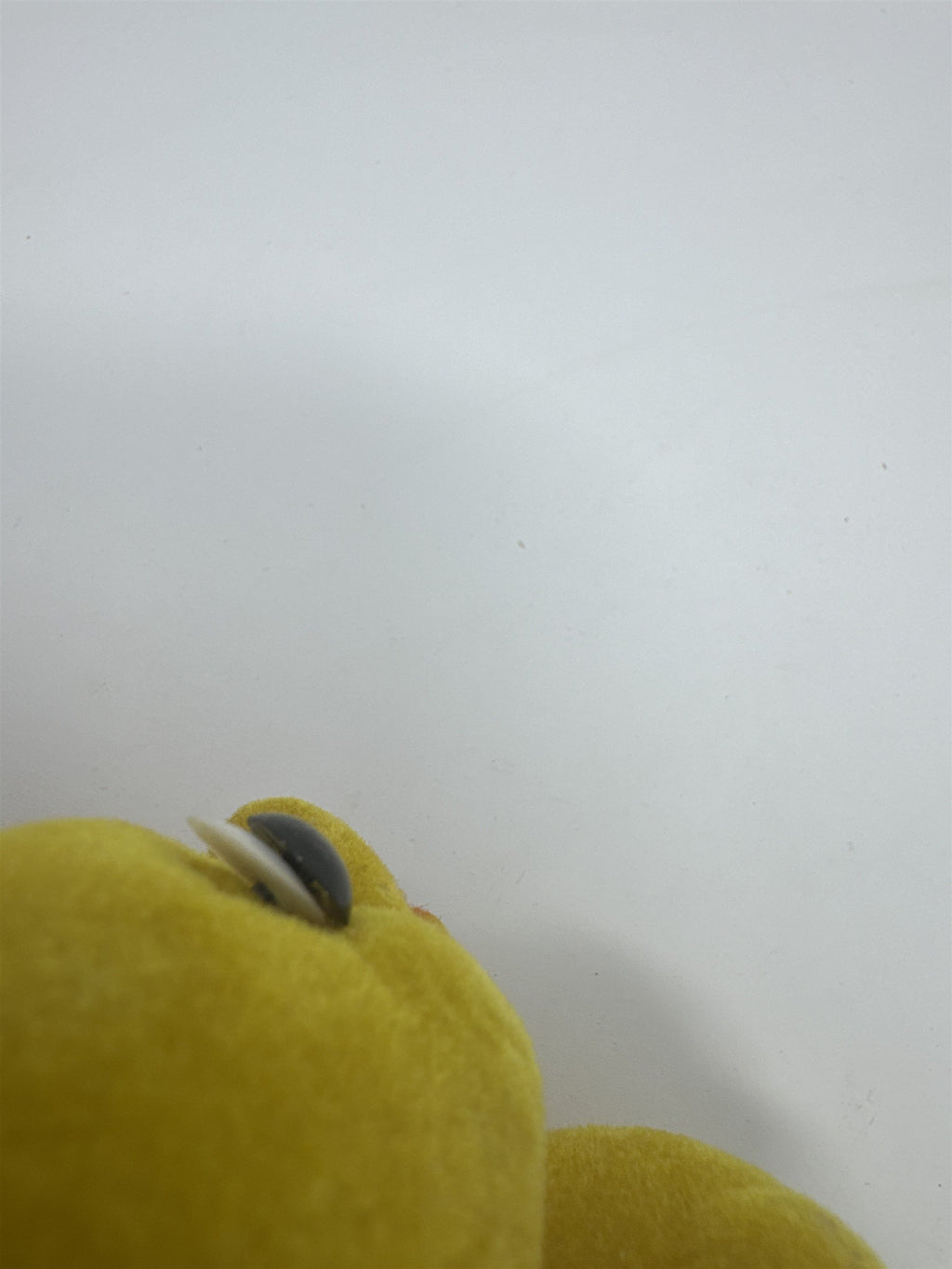 Vtg Easter Flocked Yellow Duckling Floral Pick Top Hat Figurine Duck Spray 14"