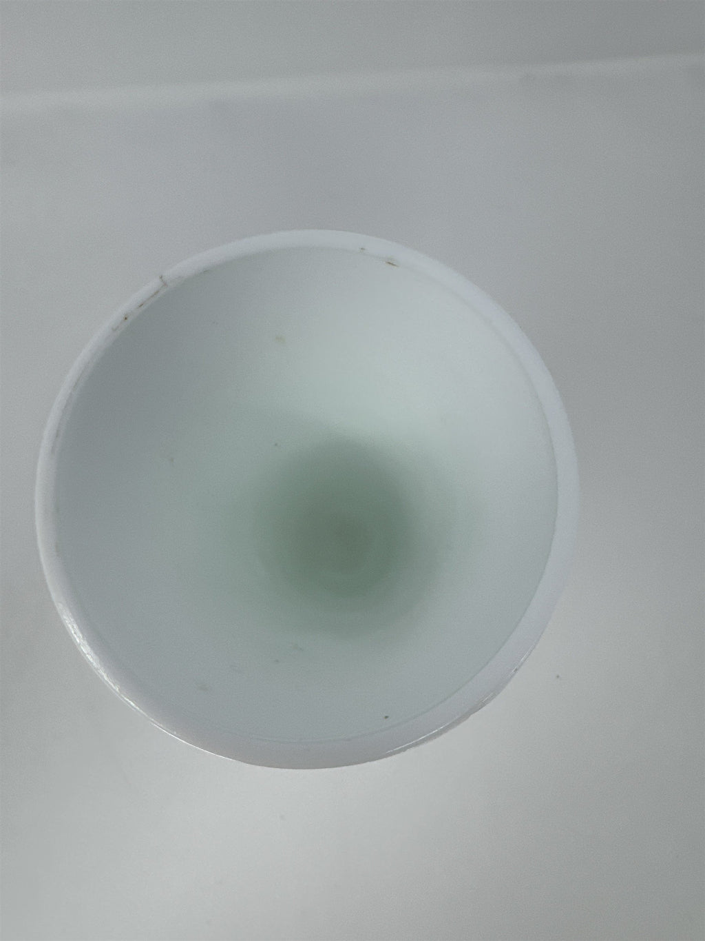 Vtg 7.5" Harvest Grape Milk Glass Vase Paneled Footed Mid Century Modern MCM
