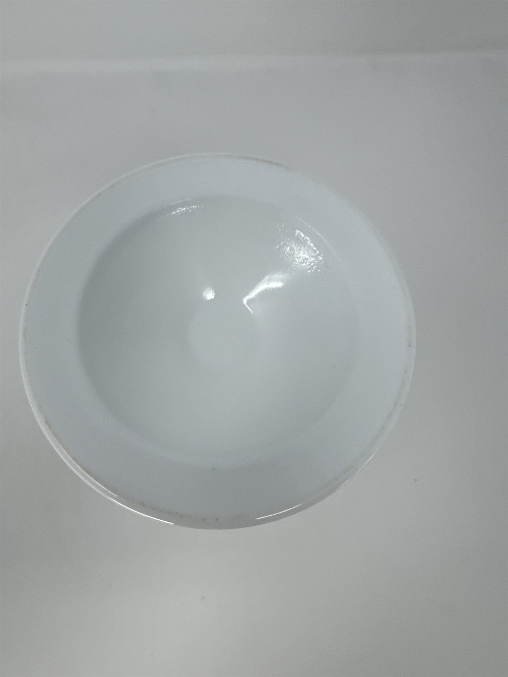 Vtg 7.5" Harvest Grape Milk Glass Vase Paneled Footed Mid Century Modern MCM