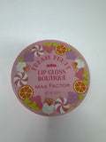 Vtg Max Factor Fresh Fruit Lip Gloss Boutique Empty Tin Pink Candy Makeup MCM