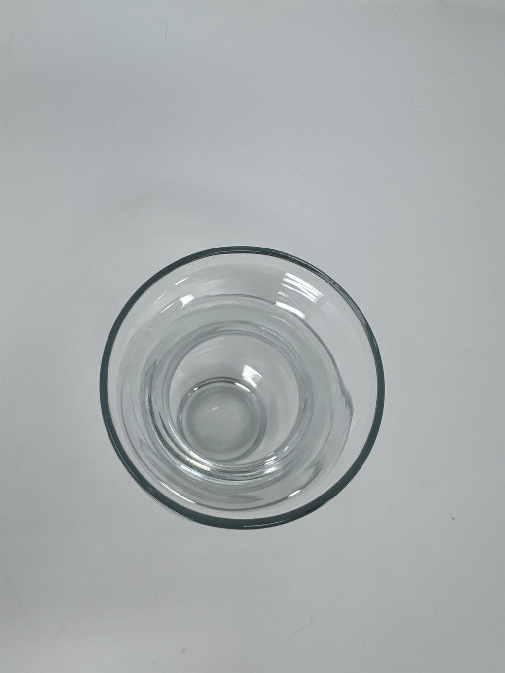 Vtg 5" Clear Glass Bud Vase Ribbed Flared Rim Mid Century Modern MCM Decor