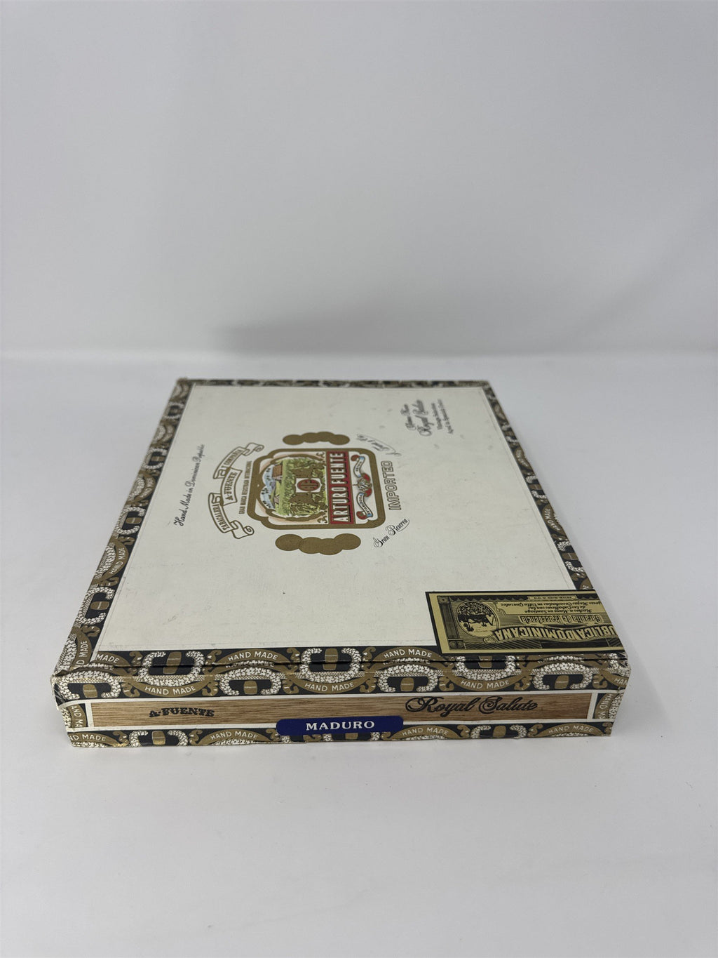 Arturo Fuente Royal Salute Empty Cigar Box Chateau Fuente Vintage Spanish Cedar