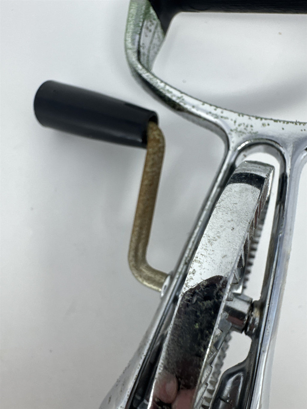 Vintage Ekco Happy Home Egg Beater Hand Mixer Stainless Steel Woolworths Tag