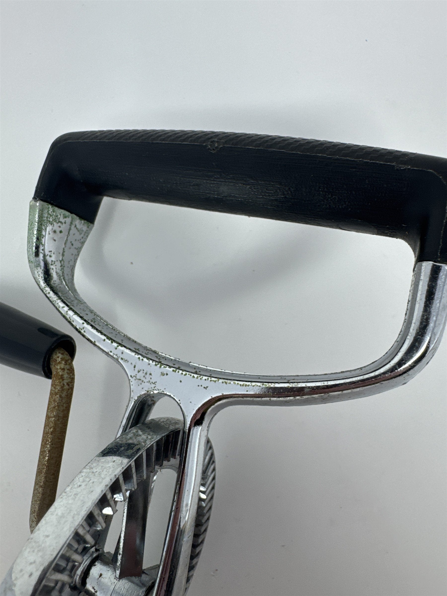 Vintage Ekco Happy Home Egg Beater Hand Mixer Stainless Steel Woolworths Tag