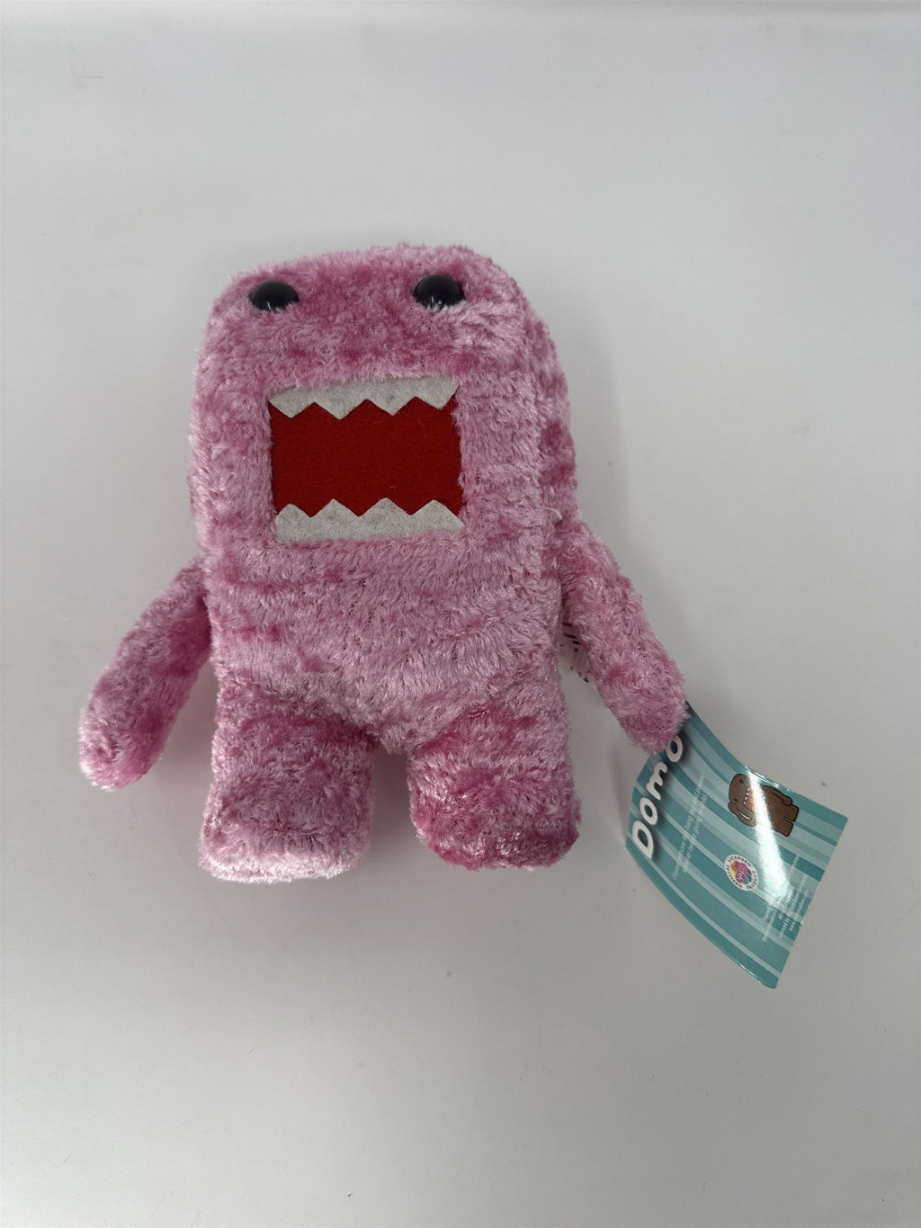 Nanco Pink Domo Kun Plush Stuffed Animal 6.5" Shiny Textured Shaggy NWT RARE