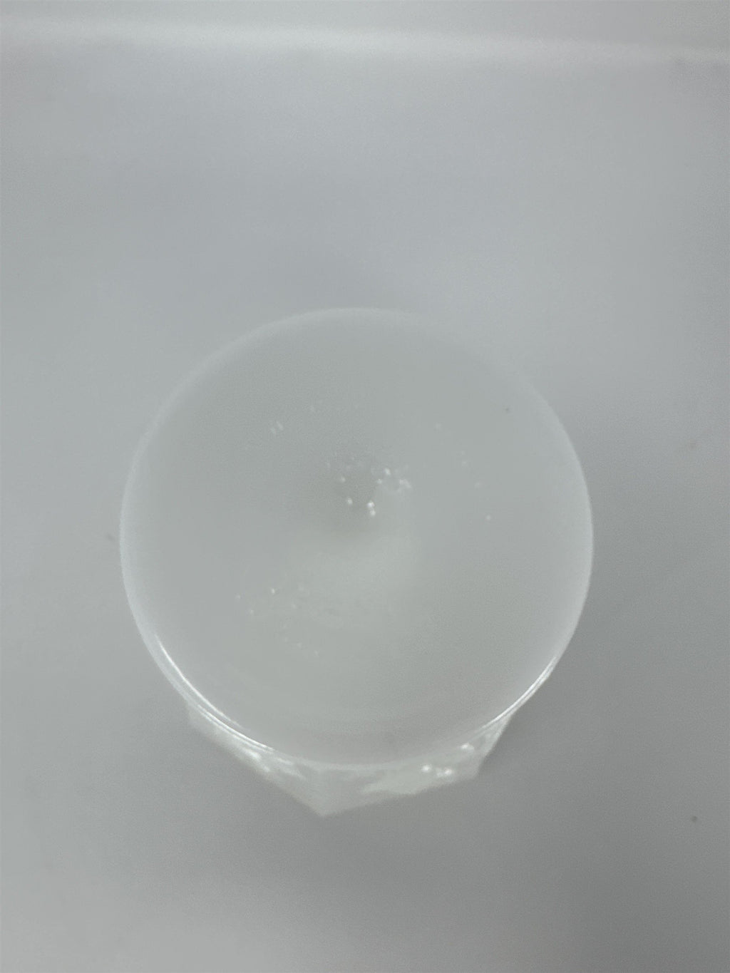 Vintage E.O. Brody Milk Glass Pedestal Planter Vase Grapes Leaves Cleveland