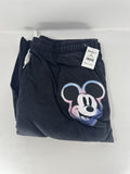 Disney Mickey Mouse Joggers Men's 2XL Charcoal Mineral Wash Spellout NWT
