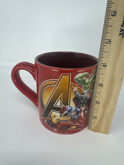 Avengers Assemble Mug Iron Man Thor Hulk Captain America Silver Buffalo Coffee