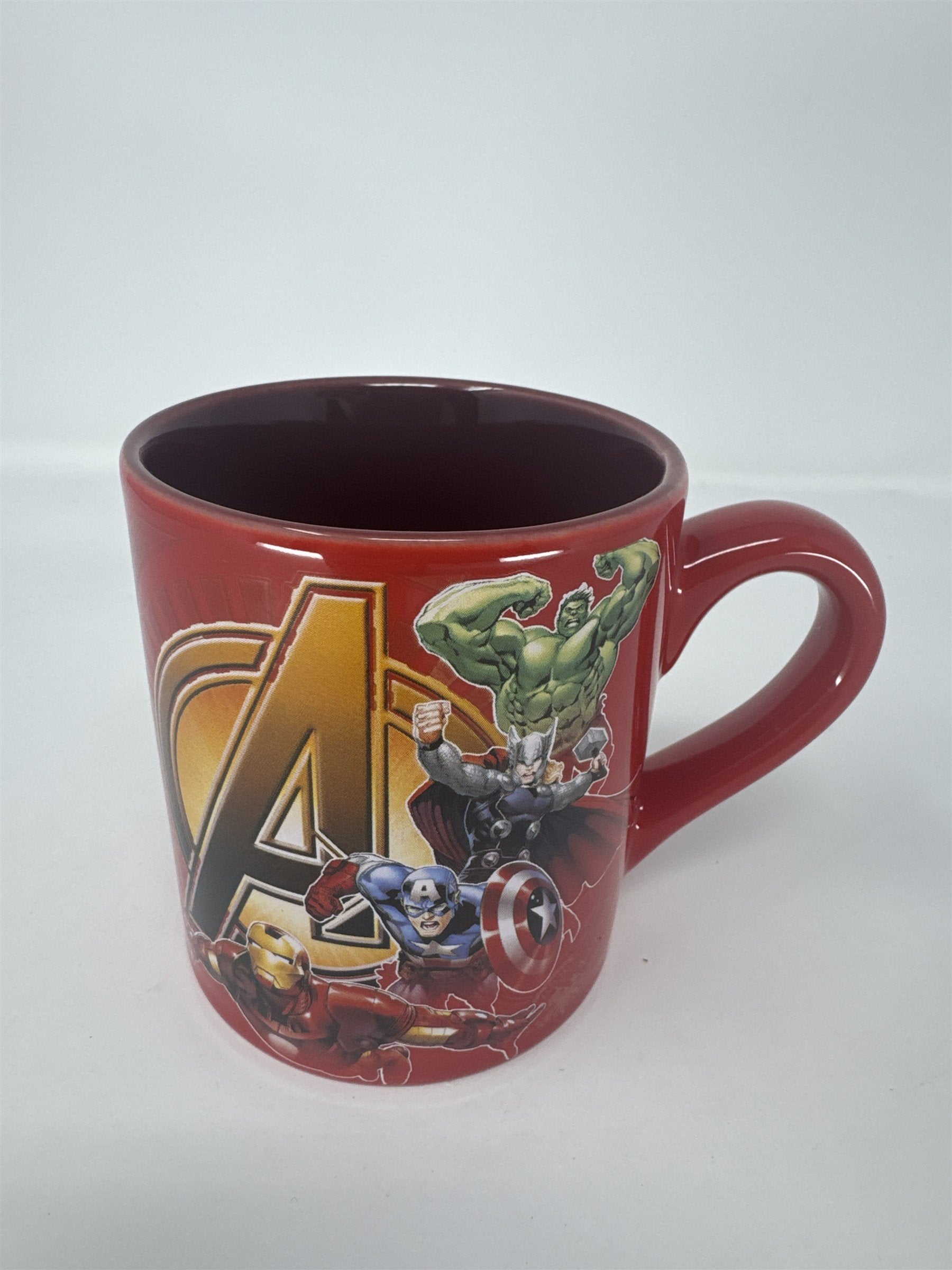 Avengers Assemble Mug Iron Man Thor Hulk Captain America Silver Buffalo Coffee