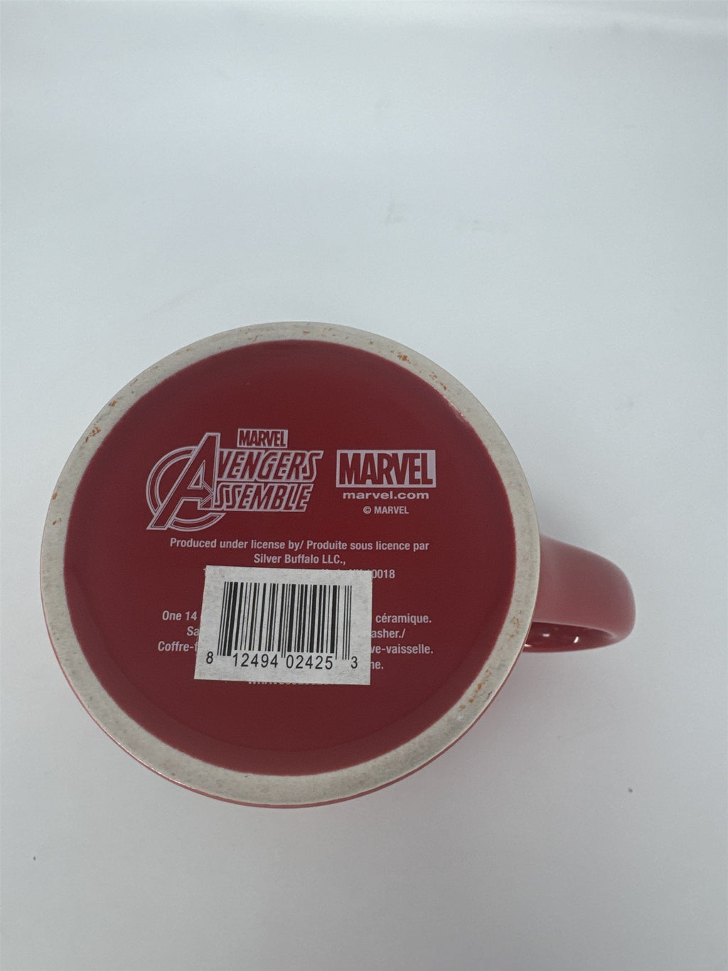 Avengers Assemble Mug Iron Man Thor Hulk Captain America Silver Buffalo Coffee