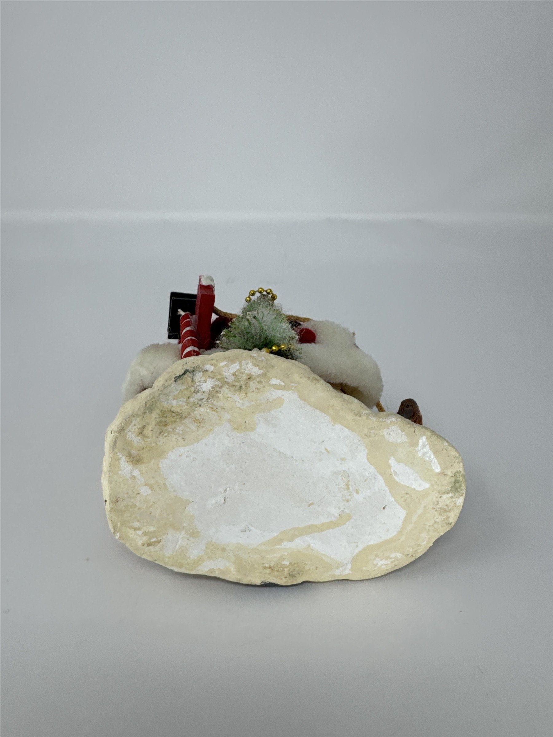 Grandeur Noel Snowman Sledding Figurine Collector Edition Christmas 6"
