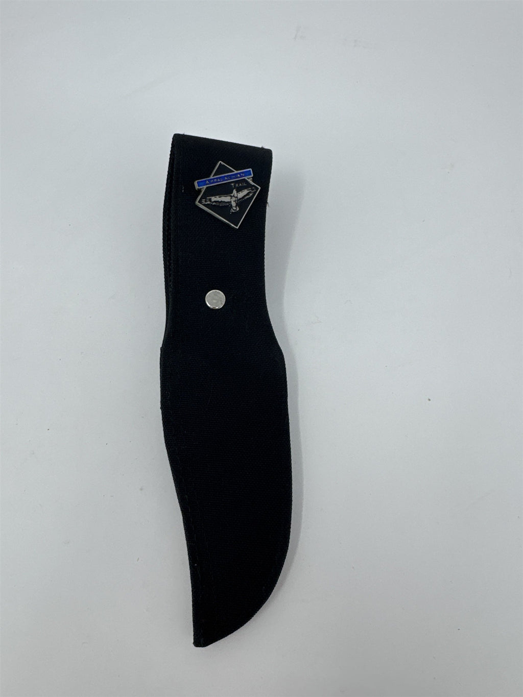 Vtg Appalachian Trail Hunting Knife Full Tang Etched Blade Pakkawood Sheath 8"