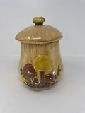 Vintage Arnel's Ceramic Mushroom Cookie Jar 70s Merry Mushroom Style MCM Large