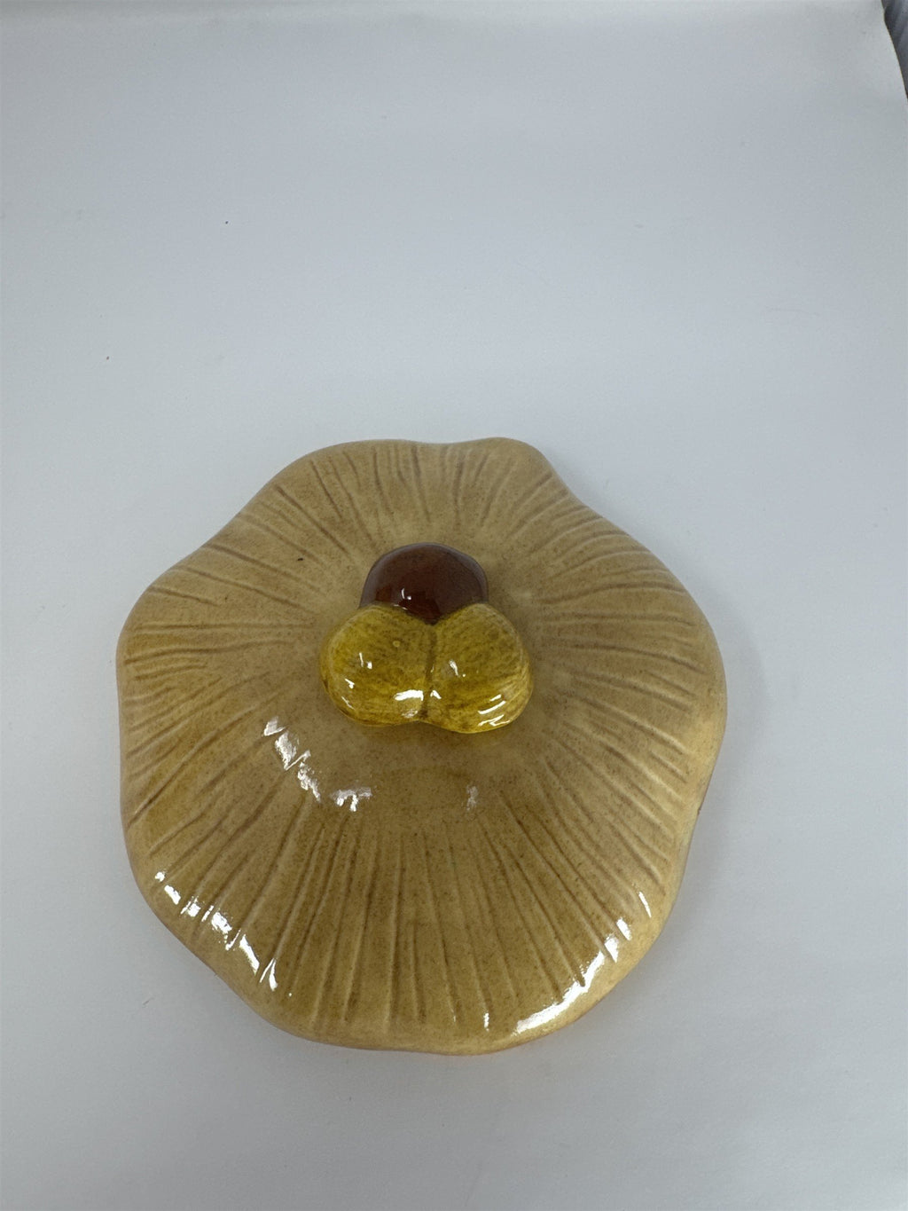 Vintage Arnel's Ceramic Mushroom Cookie Jar 70s Merry Mushroom Style MCM Large