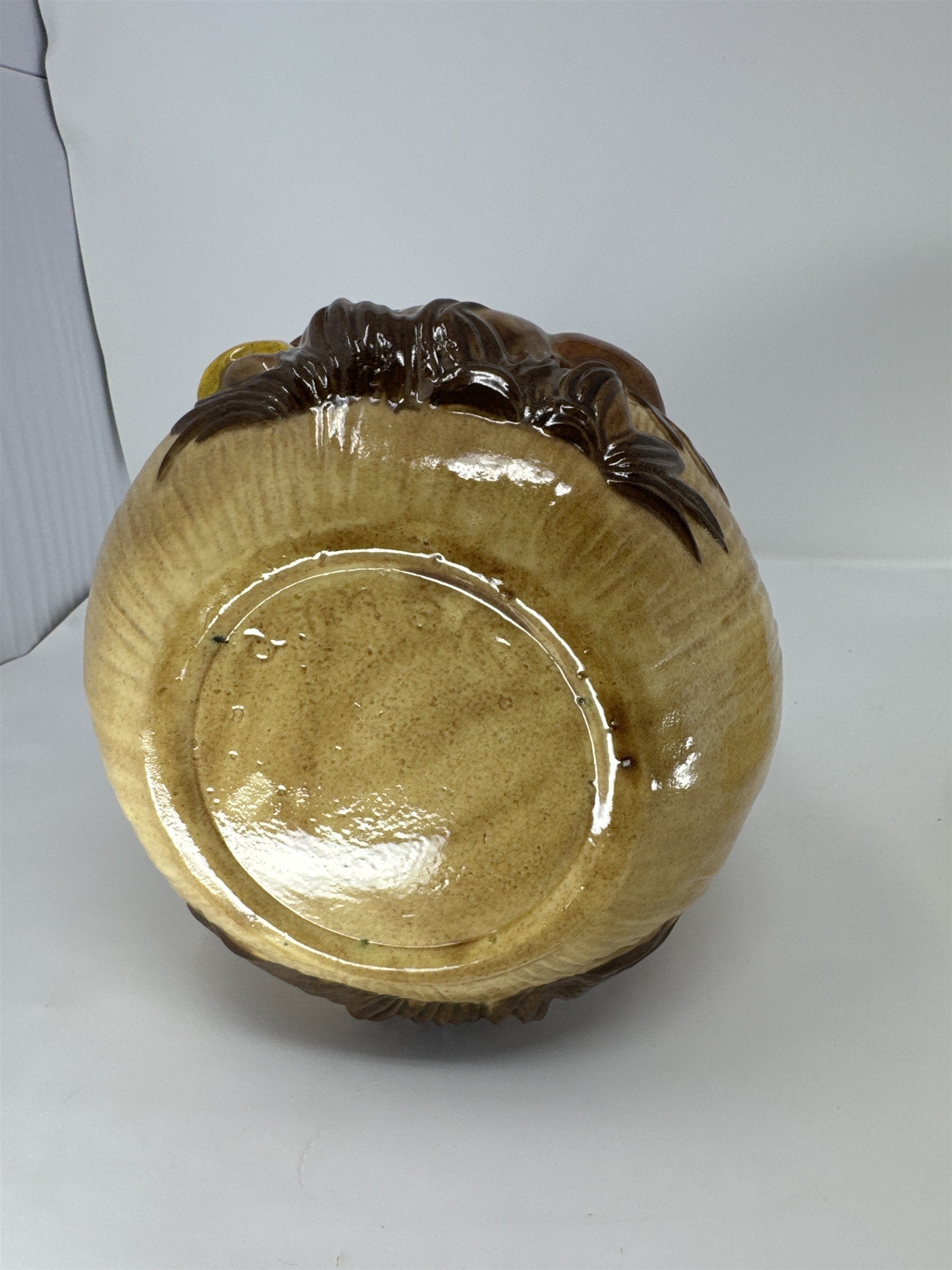 Vintage Arnel's Ceramic Mushroom Cookie Jar 70s Merry Mushroom Style MCM Large